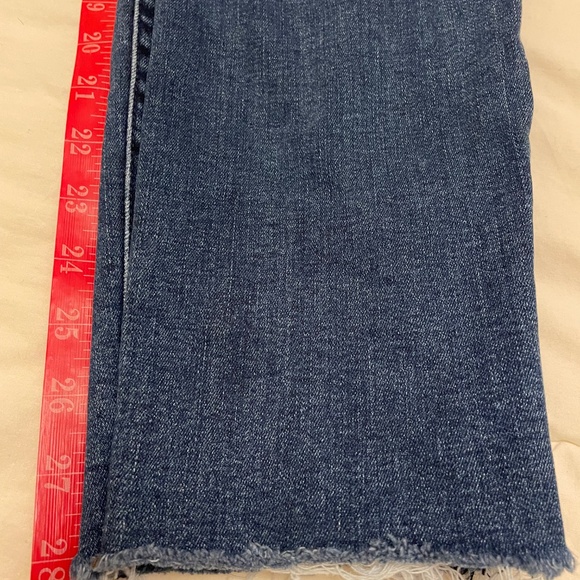 MOTHER The Stash Swooner Ankle Fray "Chick Flick" Size 31 EUC! - Picture 12 of 16